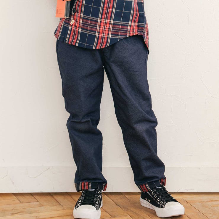 【お揃い】ツイルチェックリバーシブルパンツ(80~130cm) | SLAP SLIP | 詳細画像1 