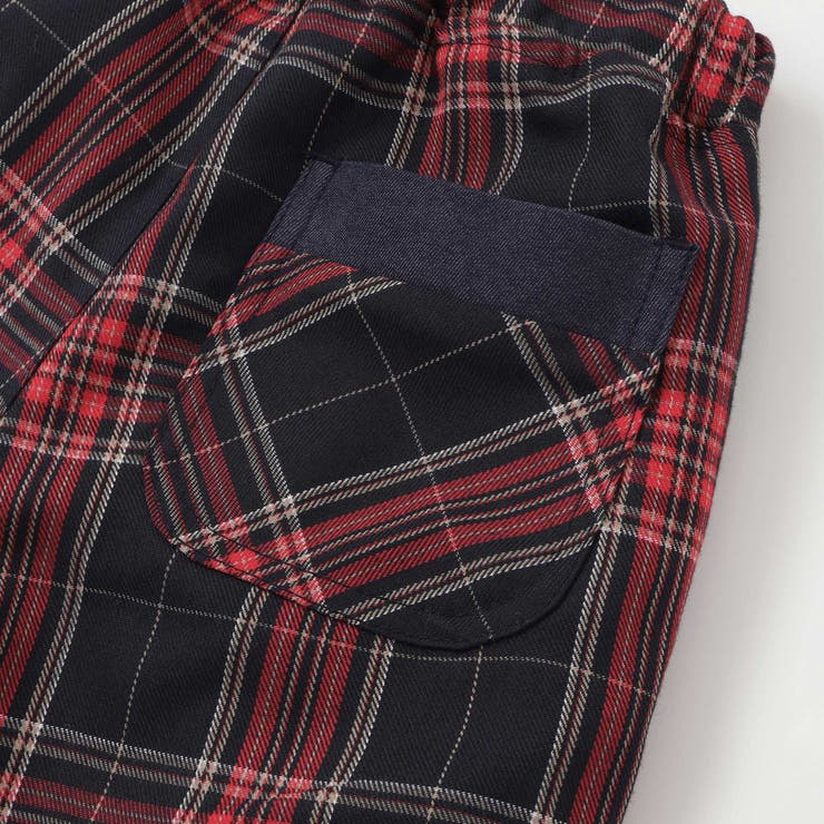 【お揃い】ツイルチェックリバーシブルパンツ(80~130cm) | SLAP SLIP | 詳細画像16 