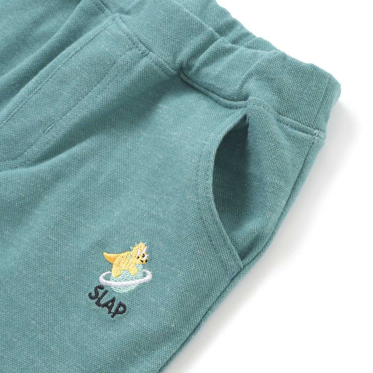 消防車恐竜折り返し柄プリントデニム風パンツ(80~130cm) | SLAP SLIP | 詳細画像12 