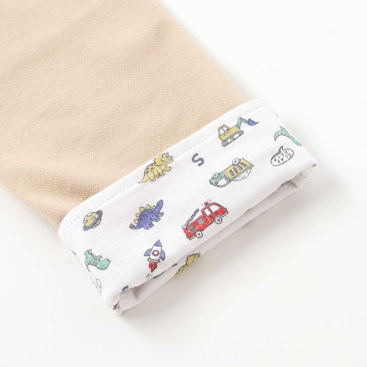 消防車恐竜折り返し柄プリントデニム風パンツ(80~130cm) | SLAP SLIP | 詳細画像21 