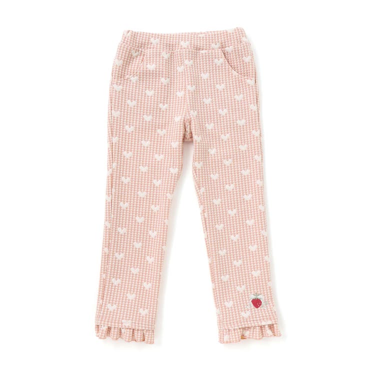 裾フリルお尻ポケットハートがいっぱい総柄パンツ(80~120cm) | SLAP SLIP | 詳細画像15 