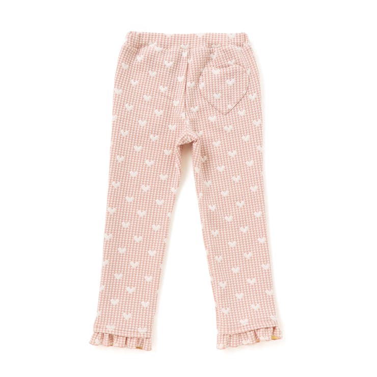 裾フリルお尻ポケットハートがいっぱい総柄パンツ(80~120cm) | SLAP SLIP | 詳細画像16 