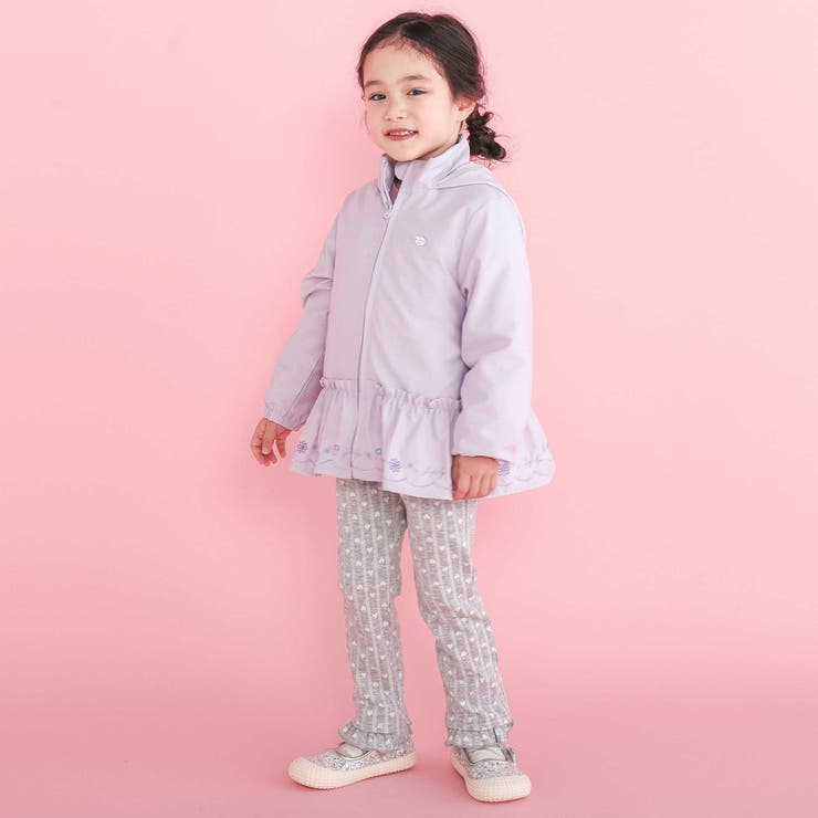 裾フリルお尻ポケットハートがいっぱい総柄パンツ(80~120cm) | SLAP SLIP | 詳細画像3 