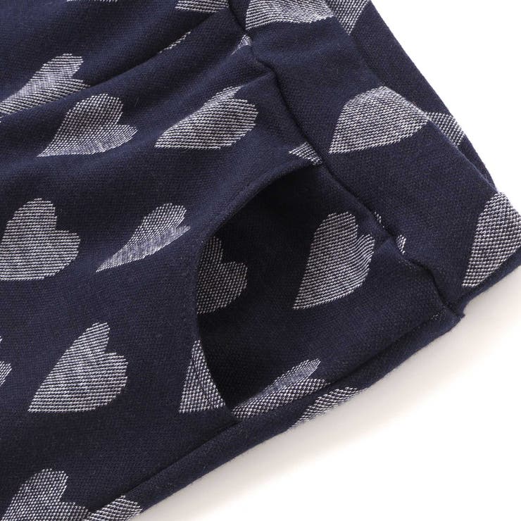 裾フリルお尻ポケットハートがいっぱい総柄パンツ(80~120cm) | SLAP SLIP | 詳細画像8 