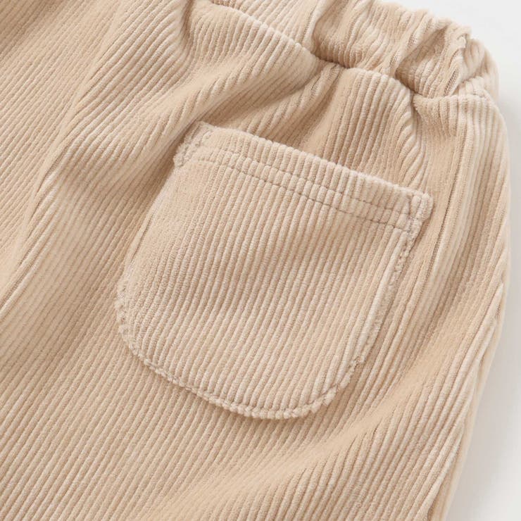 アニマルネコウサギパッチ刺しゅうポケットコーデュロイスカッツ(80~120cm) | SLAP SLIP | 詳細画像12 