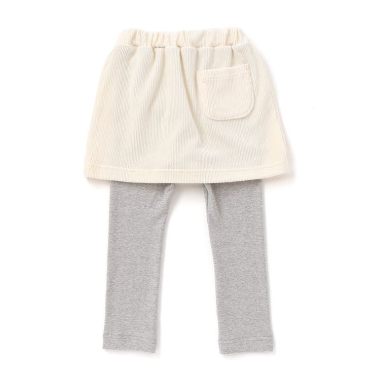 アニマルネコウサギパッチ刺しゅうポケットコーデュロイスカッツ(80~120cm) | SLAP SLIP | 詳細画像7 