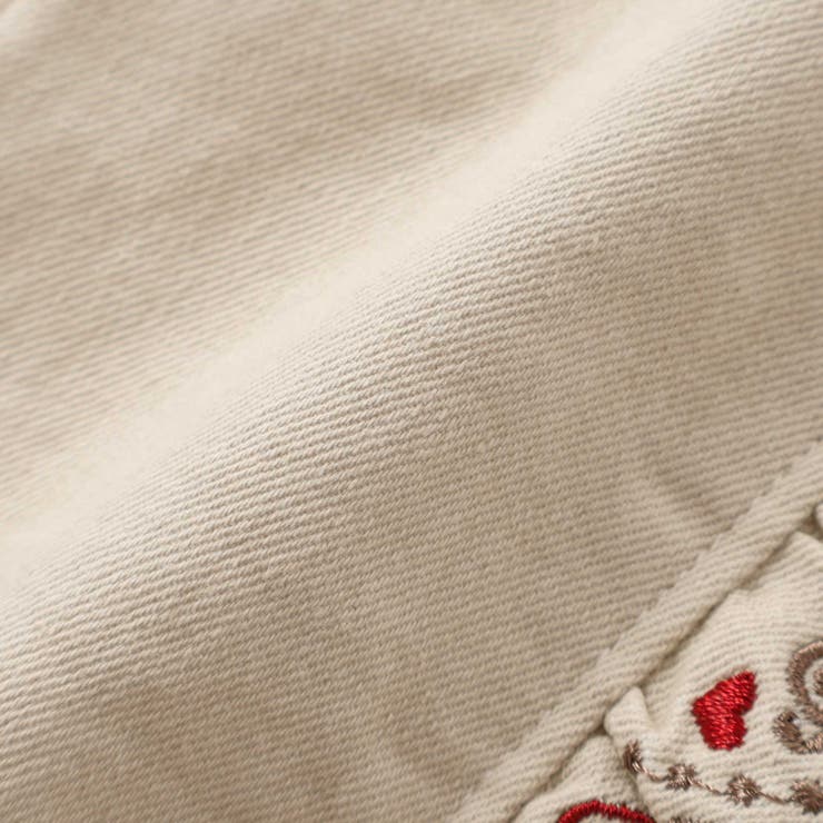 【裏微起毛】スカラップ刺しゅうフリルロングパンツ(80~130cm) | SLAP SLIP | 詳細画像19 