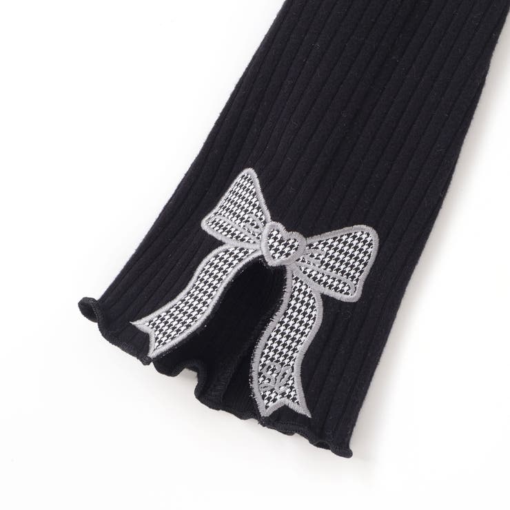 裾リボンパッチ刺しゅうレギンス(80~130cm) | SLAP SLIP | 詳細画像10 