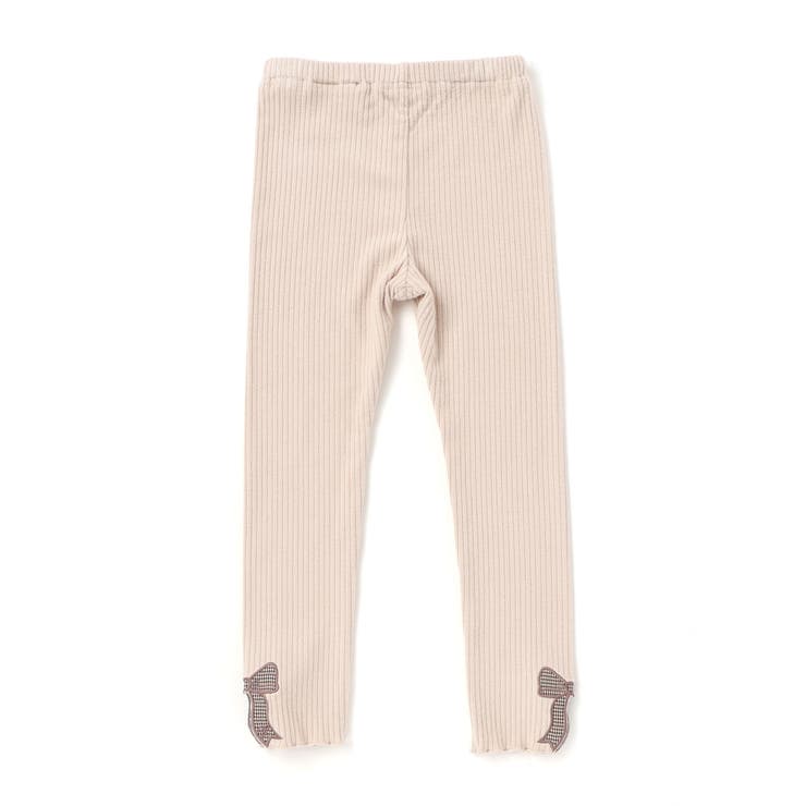 裾リボンパッチ刺しゅうレギンス(80~130cm) | SLAP SLIP | 詳細画像6 