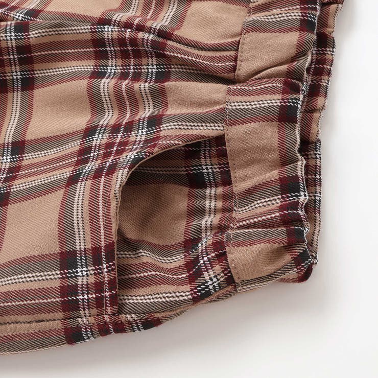 【お揃い】レギンスドッキングチェックショートパンツ(80~130cm) | SLAP SLIP | 詳細画像13 