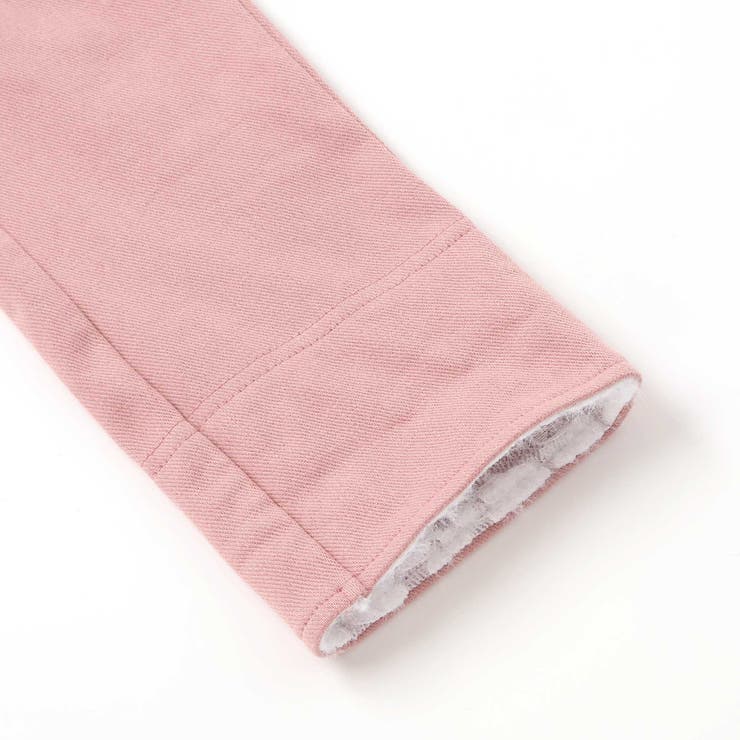 裏微起毛キーチャーム風モチーフ刺しゅう付き折り返しレースパンツ(80~130cm… | SLAP SLIP | 詳細画像18 