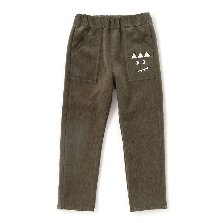 グリーン | 恐竜ポケットロングパンツ(80~120cm) | SLAP SLIP
