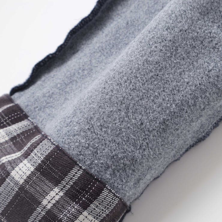 【裏微起毛】折り返し裾チェックロングパンツ(80~130cm) | SLAP SLIP | 詳細画像14 