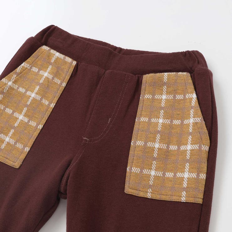 【リバーシブル】無地チェックロングパンツ(80~130cm) | SLAP SLIP | 詳細画像18 