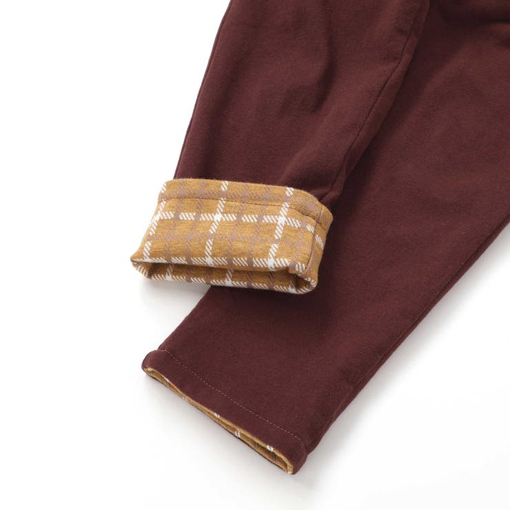 【リバーシブル】無地チェックロングパンツ(80~130cm) | SLAP SLIP | 詳細画像21 