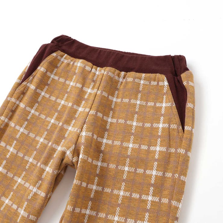 【リバーシブル】無地チェックロングパンツ(80~130cm) | SLAP SLIP | 詳細画像23 