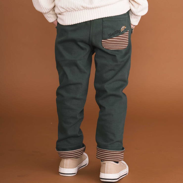 裏微起毛フラップポケットロングパンツ(80~130cm) | SLAP SLIP | 詳細画像1 