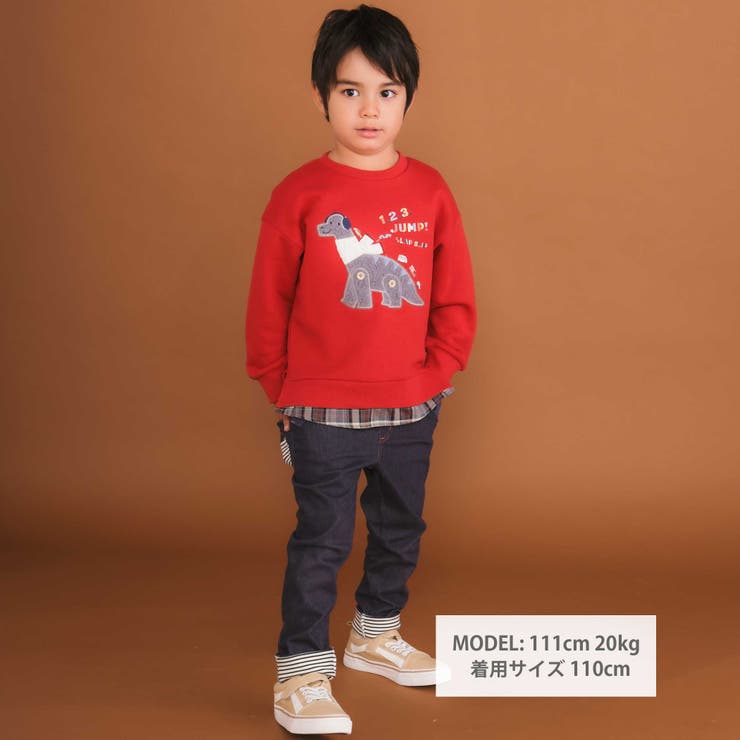 裏微起毛フラップポケットロングパンツ(80~130cm) | SLAP SLIP | 詳細画像2 