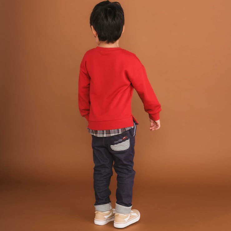 裏微起毛フラップポケットロングパンツ(80~130cm) | SLAP SLIP | 詳細画像4 