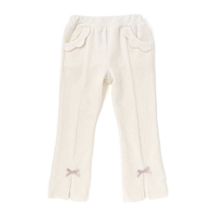 スカラップポケットフロントタック裾スリットロングパンツ(80~130cm) | SLAP SLIP | 詳細画像6 