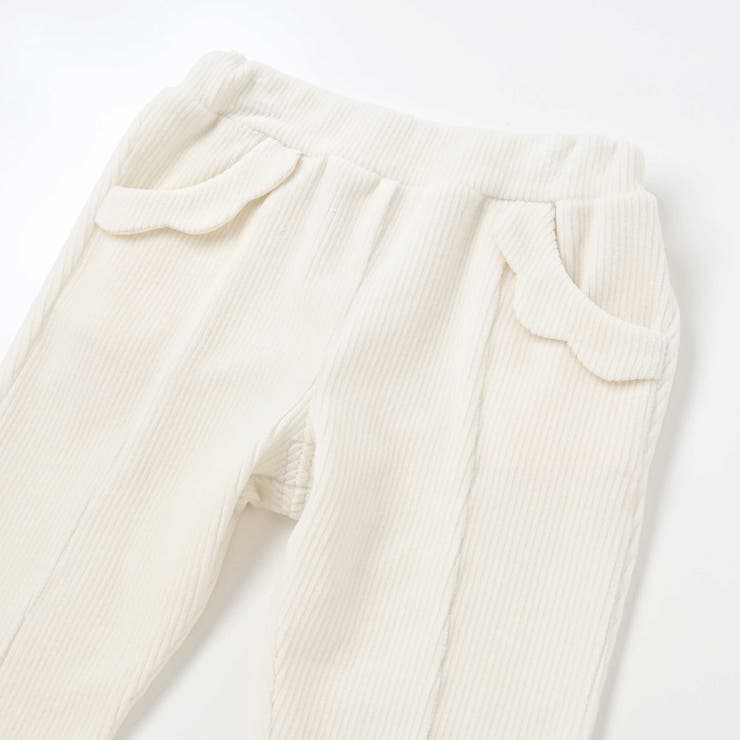 スカラップポケットフロントタック裾スリットロングパンツ(80~130cm) | SLAP SLIP | 詳細画像8 