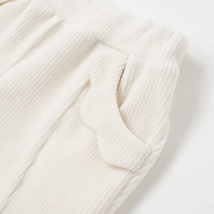 スカラップポケットフロントタック裾スリットロングパンツ(80~130cm) | SLAP SLIP | 詳細画像9 