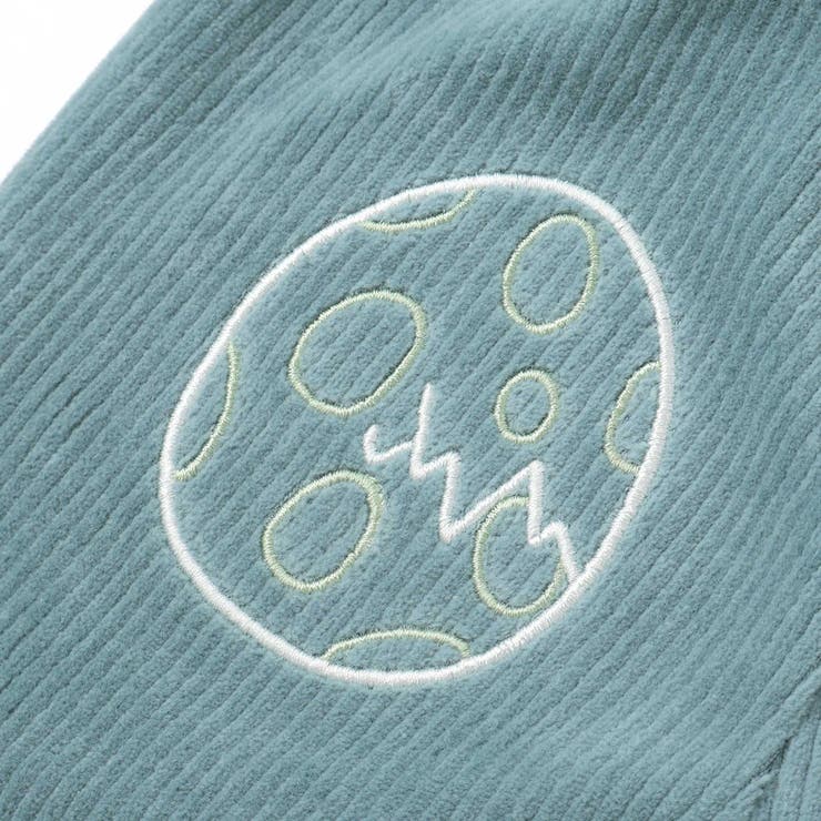 消防車恐竜おしりパッチ折り返し裾チェックロングパンツ(80~130cm) | SLAP SLIP | 詳細画像14 