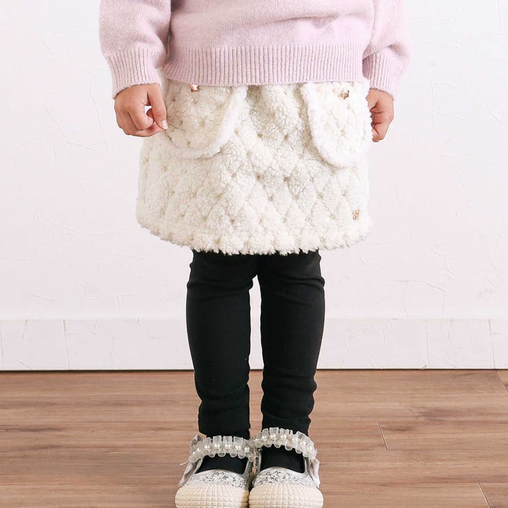 【お揃い】もこもこキラキラボアスカッツ(80~130cm) | SLAP SLIP | 詳細画像1 