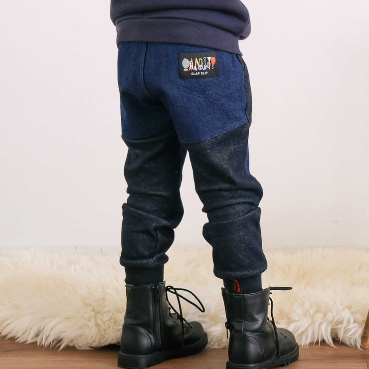 【GANJYO】裏シャギーおしりひざ強化頑丈パンツ(80~130cm) | SLAP SLIP | 詳細画像3 