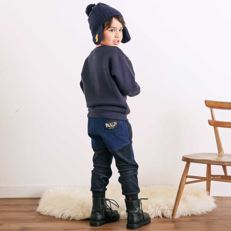 【GANJYO】裏シャギーおしりひざ強化頑丈パンツ(80~130cm) | SLAP SLIP | 詳細画像4 