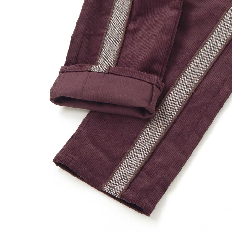 パイピングチェックサイドラインロングパンツ(80~130cm) | SLAP SLIP | 詳細画像17 