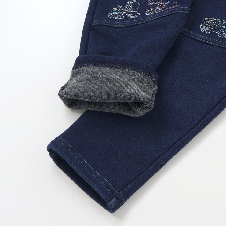 グングンのぼるよはたらくくるま刺しゅうロングパンツ(80~130cm) | SLAP SLIP | 詳細画像13 