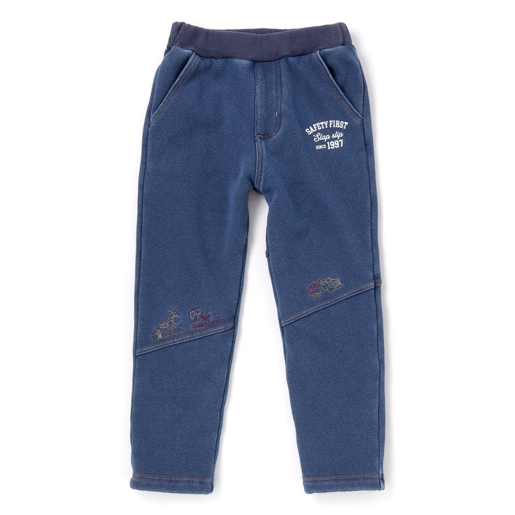 グングンのぼるよはたらくくるま刺しゅうロングパンツ(80~130cm) | SLAP SLIP | 詳細画像16 