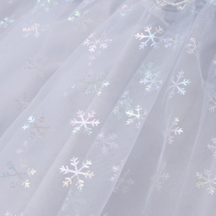 ふわふわドット雪柄チュールセミフレアスカッツ(80~120cm) | SLAP SLIP | 詳細画像11 