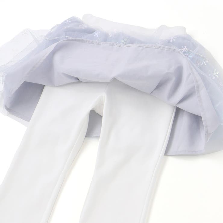 ふわふわドット雪柄チュールセミフレアスカッツ(80~120cm) | SLAP SLIP | 詳細画像12 