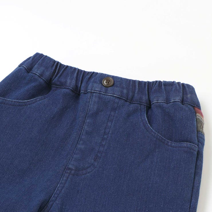 【お揃い】モコモコ裾ボアデニムボンディングパンツ(90~130cm) | SLAP SLIP | 詳細画像10 