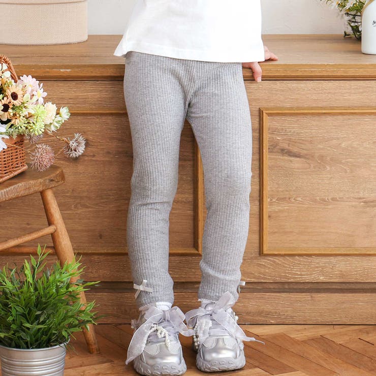 裾レースリボンレギンス(80~130cm) | SLAP SLIP | 詳細画像4 