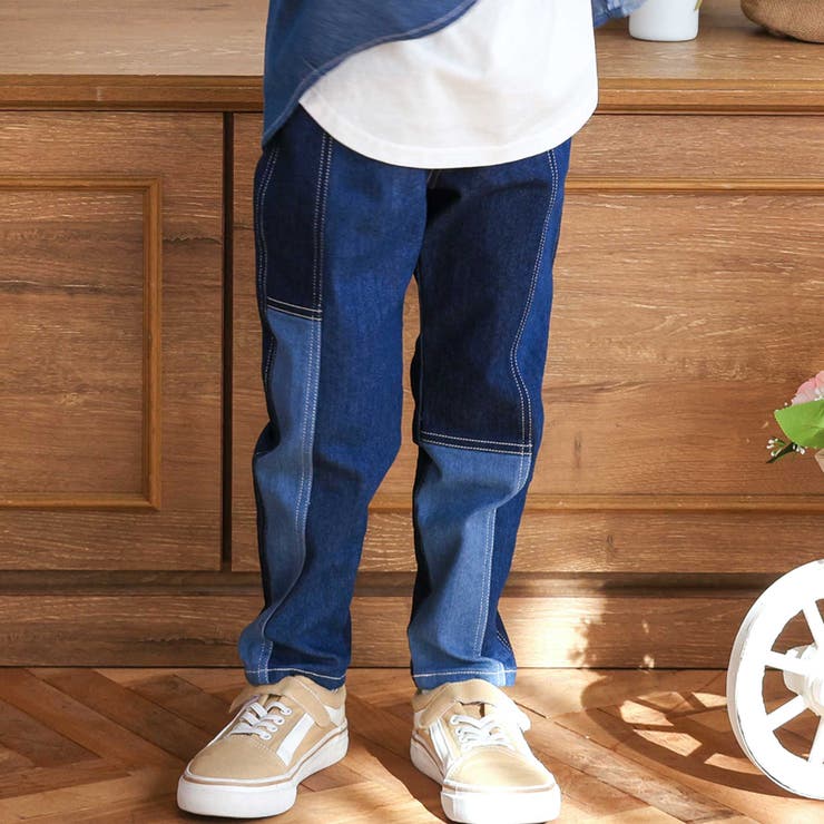 はたらくくるまブランドネームタグ切り替えパンツ(80~130cm) | SLAP SLIP | 詳細画像1 