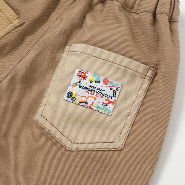 はたらくくるまブランドネームタグ切り替えパンツ(80~130cm) | SLAP SLIP | 詳細画像14 