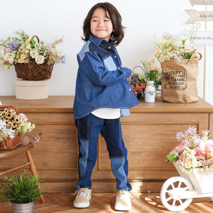 はたらくくるまブランドネームタグ切り替えパンツ(80~130cm) | SLAP SLIP | 詳細画像4 