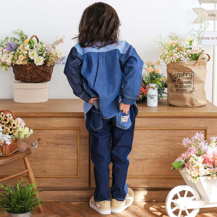 はたらくくるまブランドネームタグ切り替えパンツ(80~130cm) | SLAP SLIP | 詳細画像5 