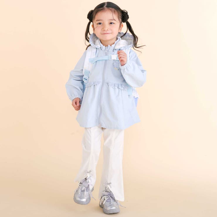 裾リボン付きストレッチツイルパンツ(80~130cm) | SLAP SLIP | 詳細画像3 