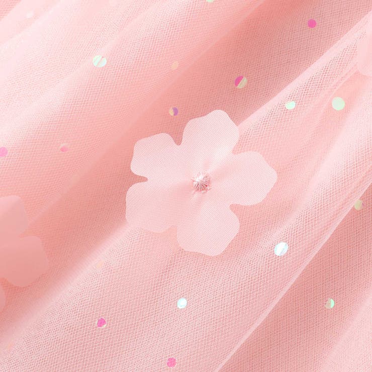 【スラプリ】立体お花ラメチュールフレアスカパン(80~120cm) | SLAP SLIP | 詳細画像15 