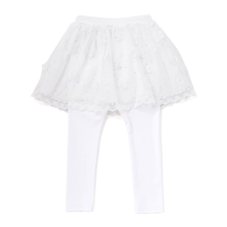 【スラプリ】立体お花ラメチュールフレアスカパン(80~120cm) | SLAP SLIP | 詳細画像17 