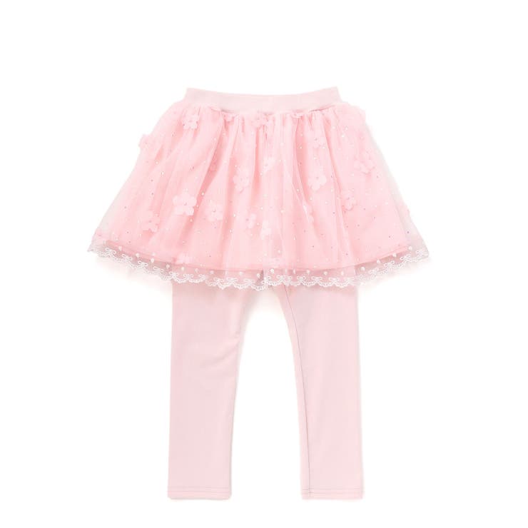 【スラプリ】立体お花ラメチュールフレアスカパン(80~120cm) | SLAP SLIP | 詳細画像6 