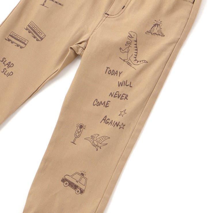 裾折り返しプリントストレッチツイルパンツ(80~130cm) | SLAP SLIP | 詳細画像13 