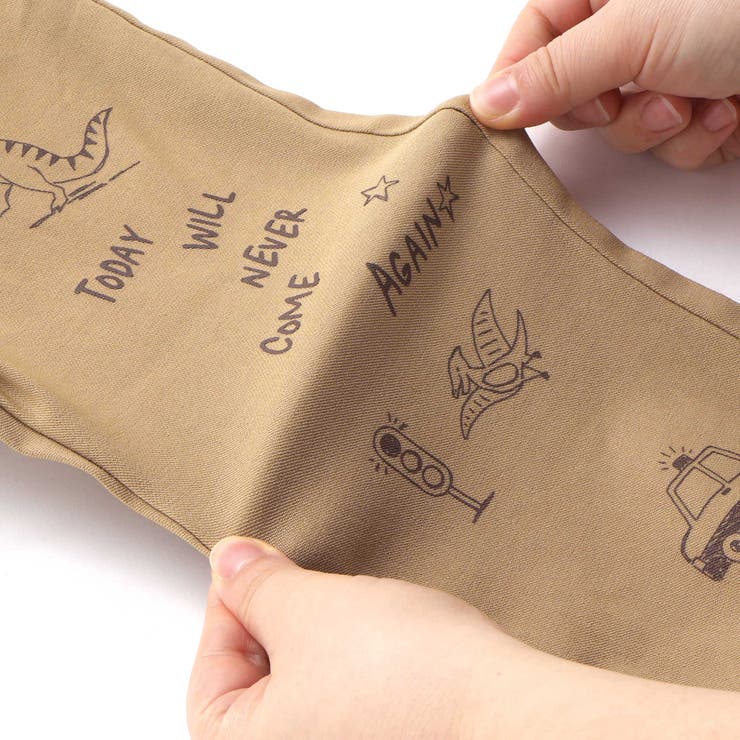 裾折り返しプリントストレッチツイルパンツ(80~130cm) | SLAP SLIP | 詳細画像18 