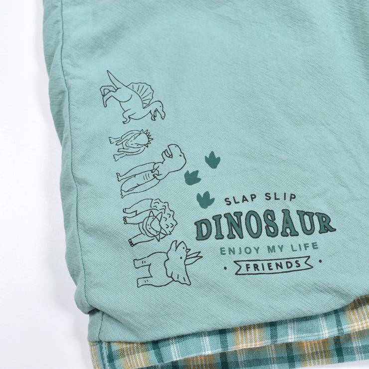 【リバーシブル】 無地チェック柄6分丈パンツ(80~130cm) | SLAP SLIP | 詳細画像14 