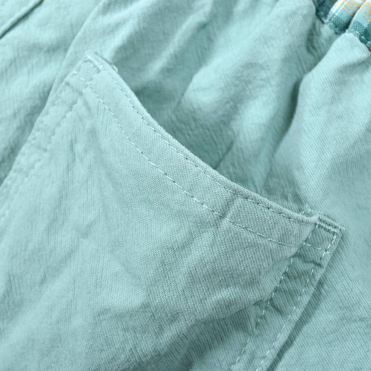 【リバーシブル】 無地チェック柄6分丈パンツ(80~130cm) | SLAP SLIP | 詳細画像16 