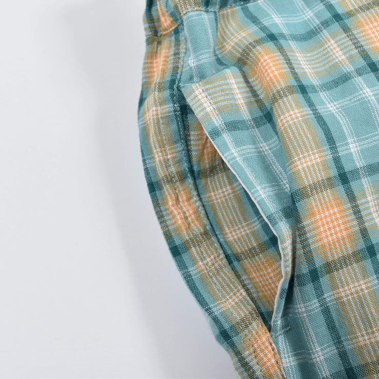 【リバーシブル】 無地チェック柄6分丈パンツ(80~130cm) | SLAP SLIP | 詳細画像17 